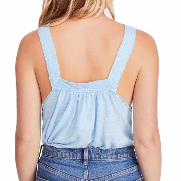 Free People Good for You Slub Knit Lightweight Tank Size Medium - Picture 2 of 11